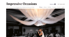 Desktop Screenshot of impressive-occasions.com